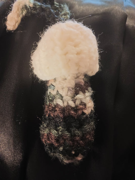 Mushroom chapstick holder